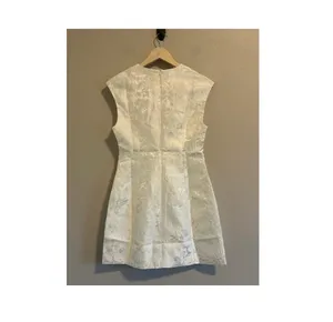 Commence Pocketed Textured Mini Dress with Metal Button small thumbnail 5
