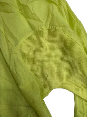 Nike Air Women’s L Volt Neon Yellow Running Jacket Windbreaker Lightweight thumbnail 5