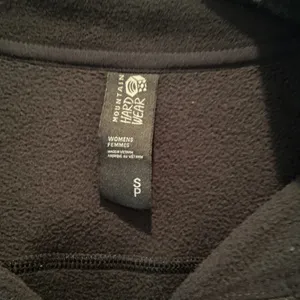 Mountain Hardwear Womens Fleece Pullover Black Long Sleeve Quarter‎ Zip Size S thumbnail 3