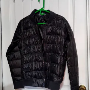 Athleta Puffer Full Zip Jacket Size Medium thumbnail 1