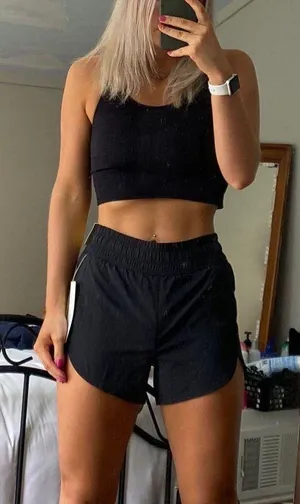 All In Motion Black Running Shorts thumbnail 1