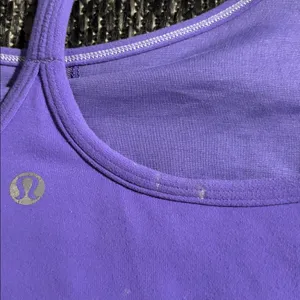 Lululemon Power Y Tank *Luon Light Coolmax Power Purple Size 8 thumbnail 6