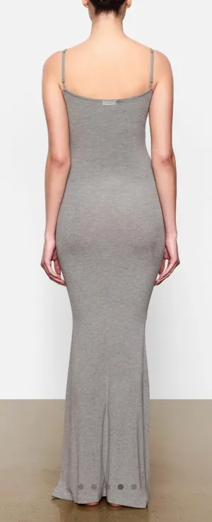 SKIMS Gray Maxi Dress thumbnail 3