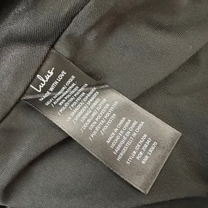Lulus Love In Your Eyes Black Knotted Mermaid Maxi Dress Formal Medium NWT thumbnail 11