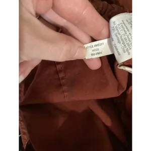 Madewell High Rise Paperbag Waist Cropped Pants Rust Red Size 2 thumbnail 7