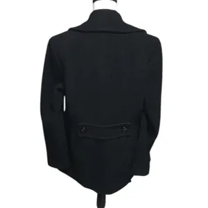 Calvin Klein Black Wool Blend Peacoat for Size Woman’s 8 thumbnail 4