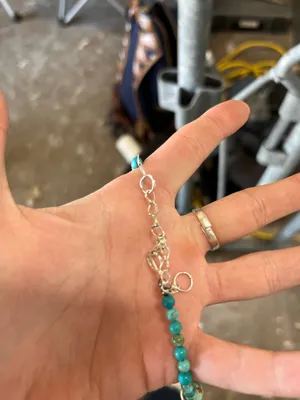 16” turquoise necklace Blue thumbnail 2