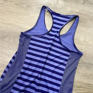 •Adidas• Purple Striped Tank Top thumbnail 6