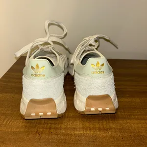 adidas Women's Cream and Mint Athletic Shoes thumbnail 3