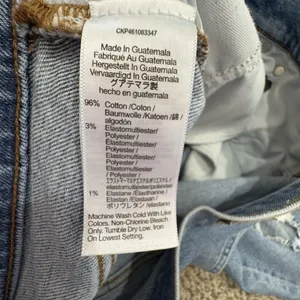 Madewell‎ the Perfect Vintage Jeans Women 30 Blue High Rise Distressed Knee thumbnail 6