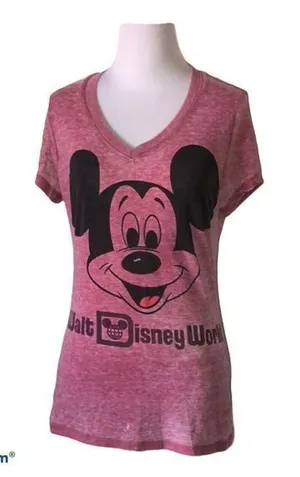 5/$30 🎈 Disney medium red Mickey mouse t shirt thumbnail 1