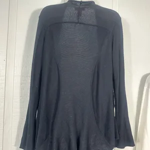Catch My Black Cardigan Sweater Size XL EUC thumbnail 5