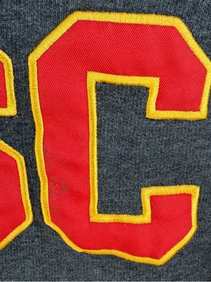 USC Trojans Off the Shoulder Sweatshirt thumbnail 4