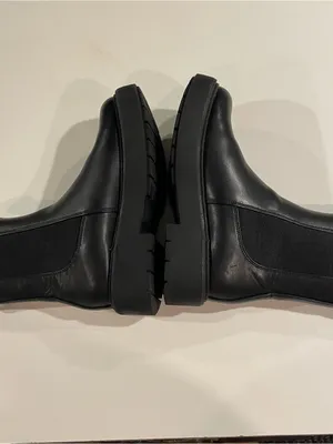 Target Demi Chelsea Boots Women 6.5 Black Chunky Lug Sole Gothic Grunge Biker thumbnail 8
