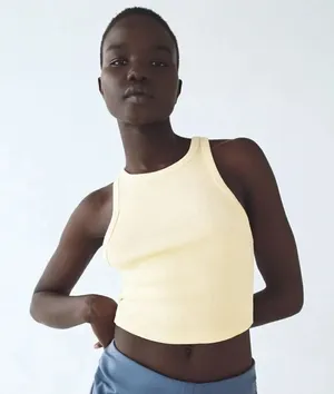 ✨ HP✨Zara Ribbed Crop Top✨ thumbnail 1