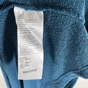 Free People‎ Beach Dress Womens Small Blue Maxi Puff Sleeve Cottage Prairie Boho thumbnail 8