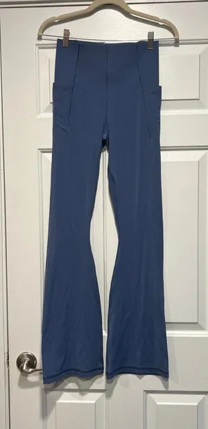 Offline by aerie blue leggings‎ flare blue bottoms medium thumbnail 1