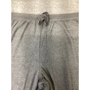 Auden Womens Plus Size 1X Ribbed Knit Pajama Jogger Pants Dark Gray NWT.… thumbnail 2