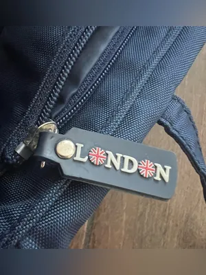 Harrod's London Navy Blue Nylon Purse thumbnail 6