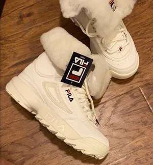 Fila shearling boot sneakers. 7 thumbnail 1