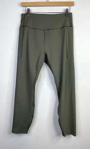 Nobull No Bull High Rise Tight Leggings Pants Side Pockets Ankle Crop Womens L thumbnail 1