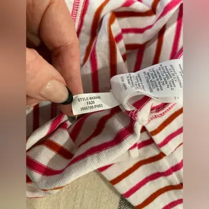 Pink and rusty red jcrew hoodie Front pocket size medium thumbnail 8