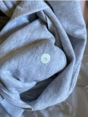Lululemon On The Daily Hoodie Heathered White / Butter Pink size 8 thumbnail 8