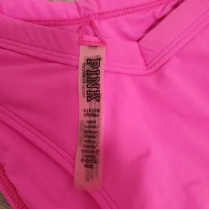 Victoria's Secret PINK Gold & Hot Pink 2 Piece Bikini Size XS/Small thumbnail 3