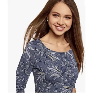 NWT Womens Oodji Paisley Chic Bodycon Dress - Sz M thumbnail 3