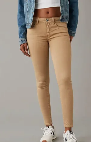 American Eagle Outfitters Khaki Jeans thumbnail 1