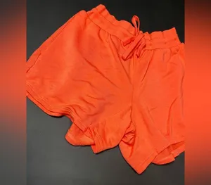Casual Soft Cozy Orange Shorts Drawstring Women’s Sz XS NWOT thumbnail 2