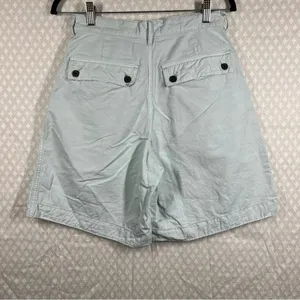 Everlane‎ Light Blue The Tourist Organic Cotton High Rise Shorts thumbnail 5