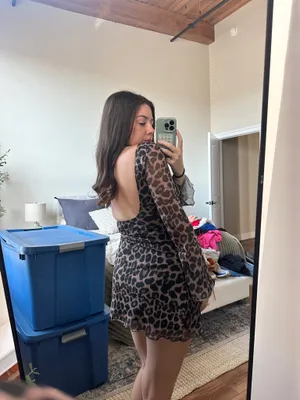 cheetah mini dress  thumbnail 2