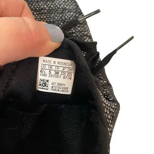 Adidas Cloudfoam‎ Pure Running Shoes Black DB0694 Low Top Lace Up Women's 6.5 thumbnail 5