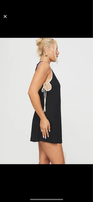 Princess Polly Black Mini Dress thumbnail 2