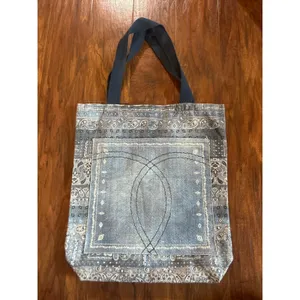 JOHNNY WAS X SASSON Denim Tote Bag Bandana Shopper JW SUSTAINABLE thumbnail 3