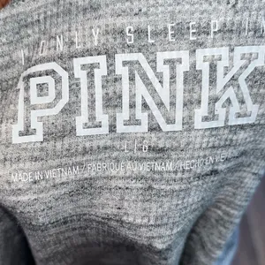 Victoria’s Secret PINK Thermal Sleep Henley Top L thumbnail 3