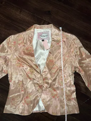 NWT Floral Wendy Hil Blazer Size 6 Pink thumbnail 6