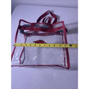 Clear Red Stadium Approved Shoulder Bag‎ Tote Arkansas Razorback Hogs Purse thumbnail 4