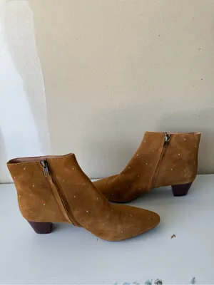 MADEWELL The Bea Boot in Embroidered Suede thumbnail 7