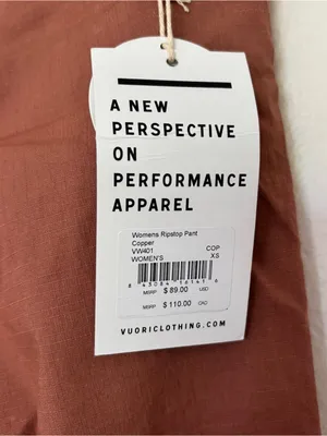 Vuori Ripstop Pant in Copper thumbnail 3