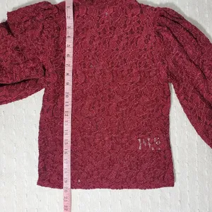 Free People Sweet Talker Lace Blouse‎ Size S thumbnail 7