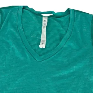 Lululemon What The Sport Cropped Tee Heathered Bali Breeze‎ 2 thumbnail 8