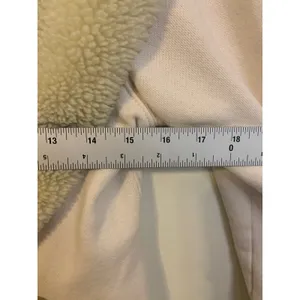 Lauren Ralph Lauren Fleece Jacket Women Medium Cream Excellent Toggle Shearling thumbnail 4