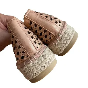 Catherine Malandrino Size 6 Melchior Espadrille‎ Slip On Loafers Rose Gold NWT thumbnail 7