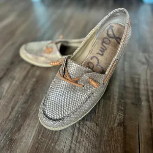 Sam Edelman Boat Shoes Glittery Style Size 10 Womens thumbnail 2