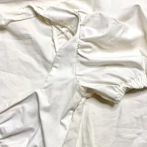 ZARA white puffy shoulder crop thumbnail 2