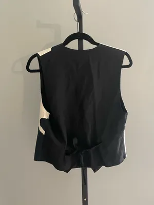 Vintage 80s Billie Martin Cow Print Vest Size Small thumbnail 2