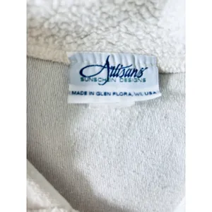 Vtg Artisans Sunschein Designs Winter Rabbits Snow Nature AOP Sweatshirt Size M thumbnail 3