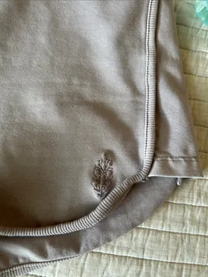 Free People Movement Limitless fold over retro Shorts Oyster M NWOT thumbnail 4